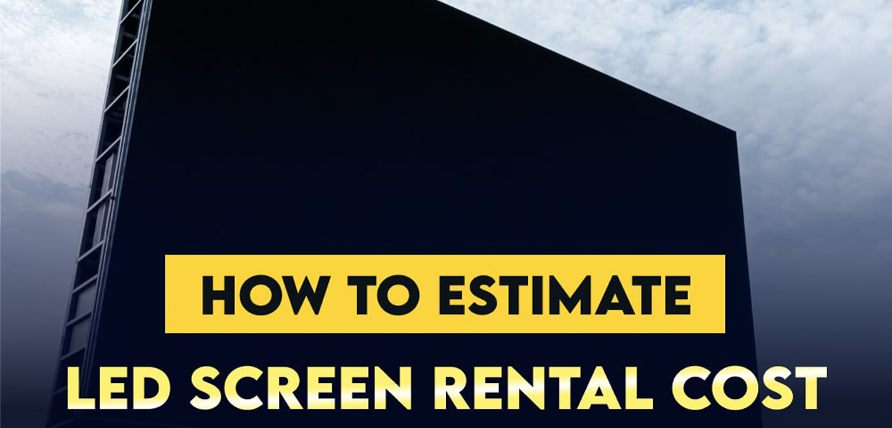 LED screen rental cost