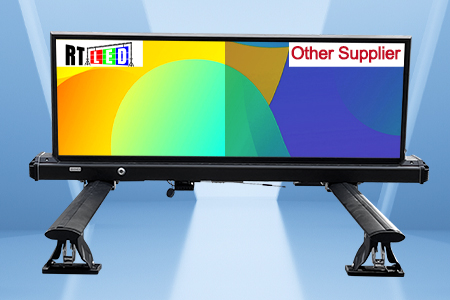 High definition of our taxi LED display