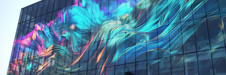 brightness of transparent led film