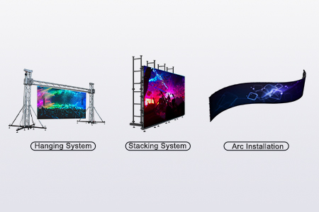 rental outdoor led display installation methods