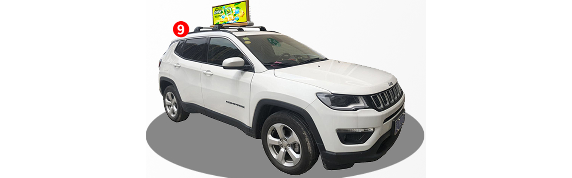 taxi top LED screen