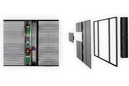 transparent LED window display
