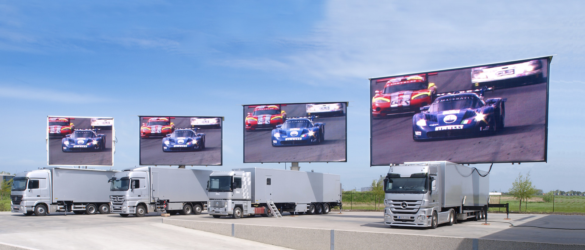 mobile LED screen for event