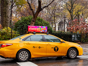 taxi top led display