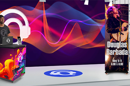 poster LED screen for music
