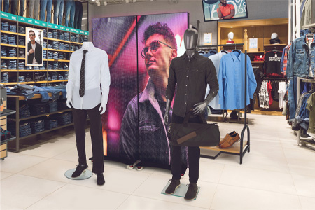 LED poster screen for shopping mall