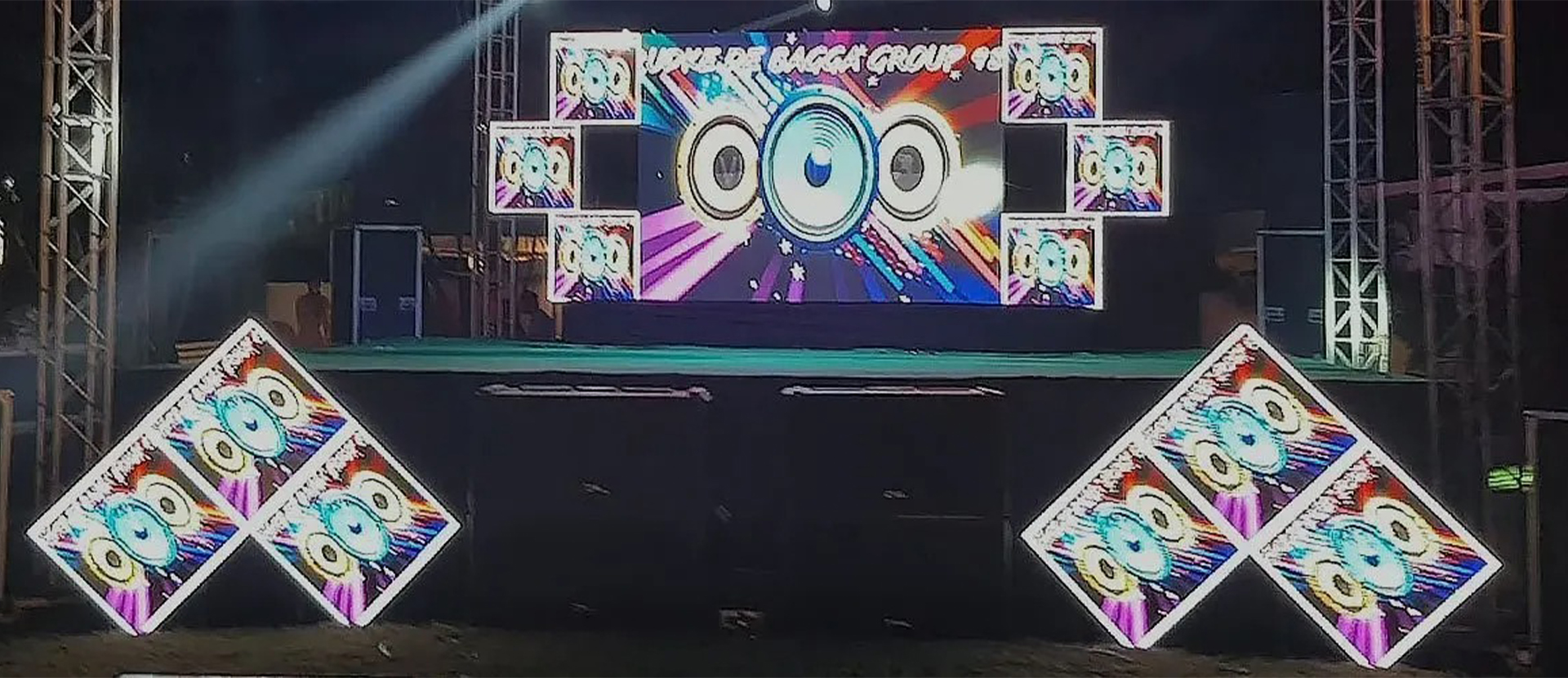 customized dj led display