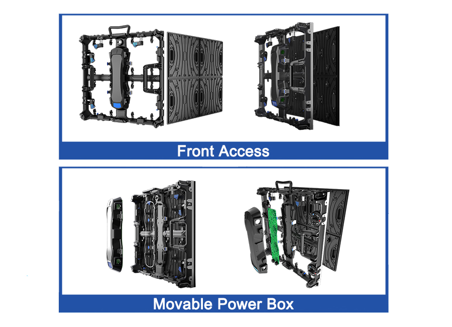 front access LED panel