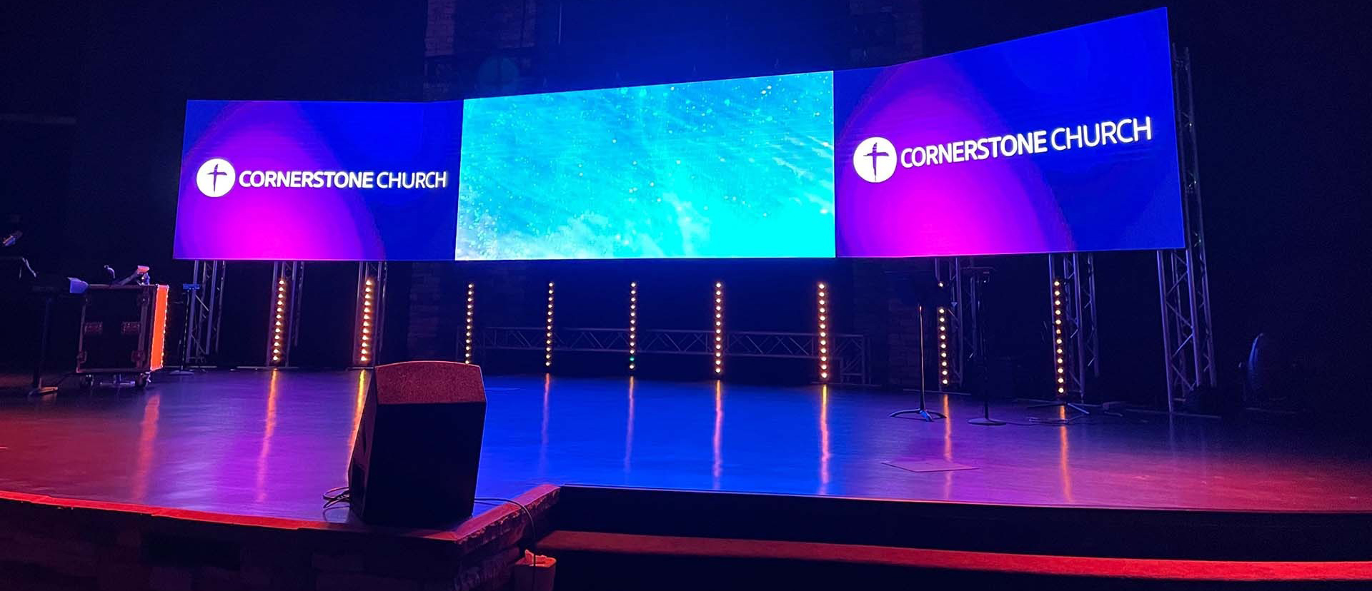 full color led screen