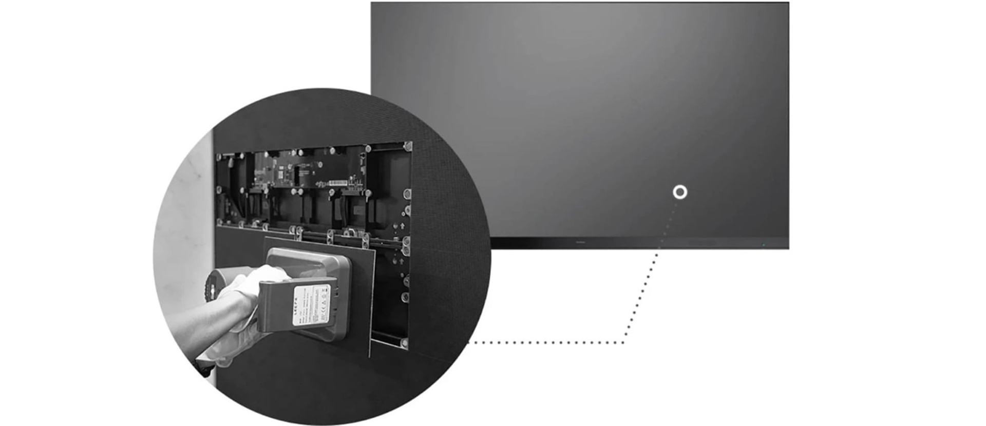  hot-swappable led display for DJ