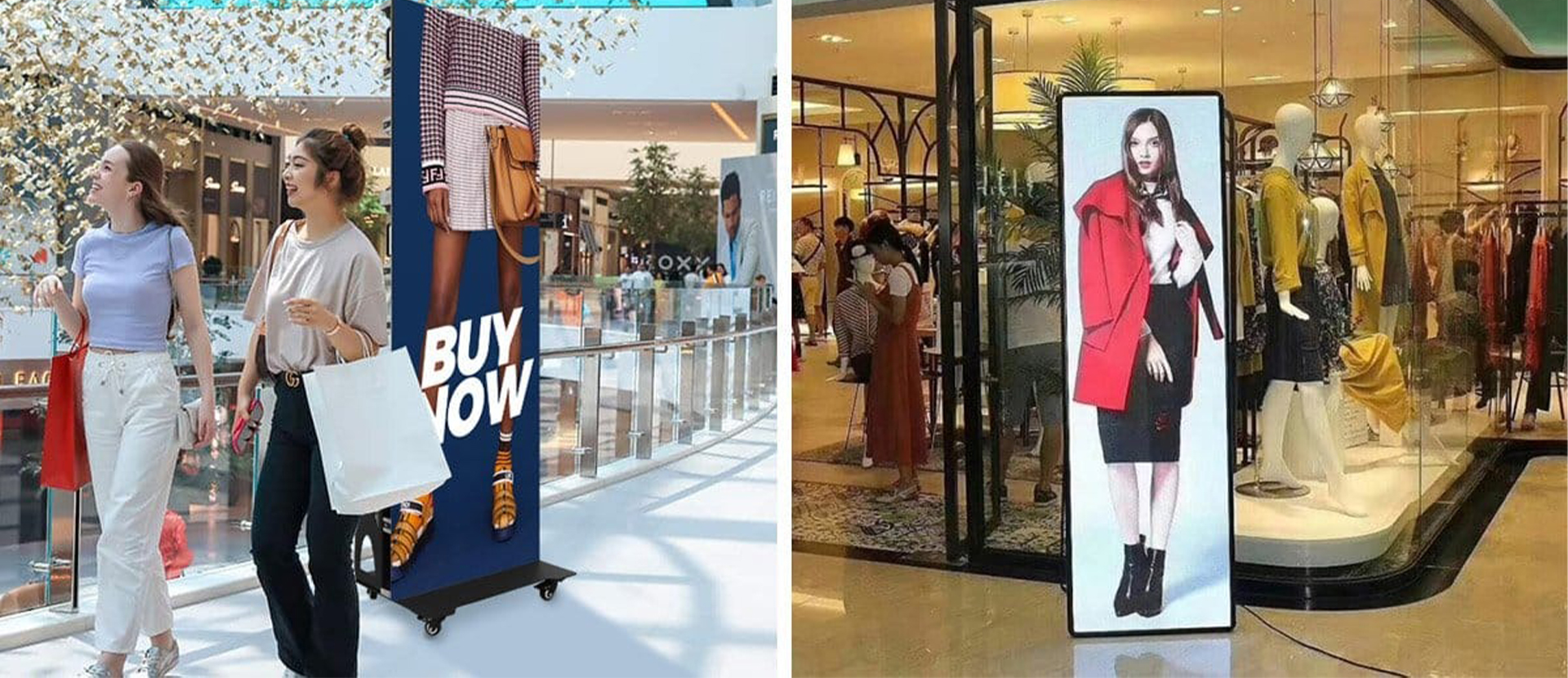 retail poster led display