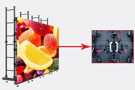 led screen panels for church can support seamless spicing