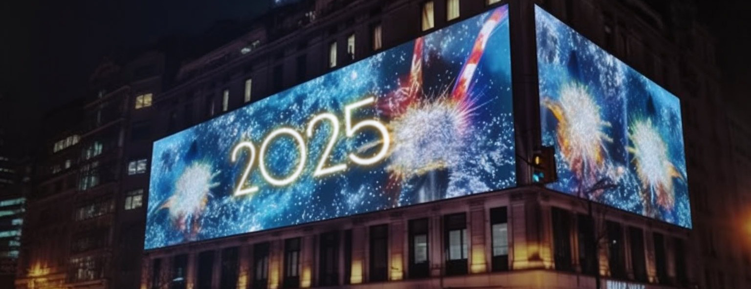 outdoor led screen size