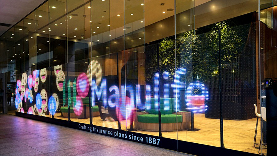 transparent LED display film