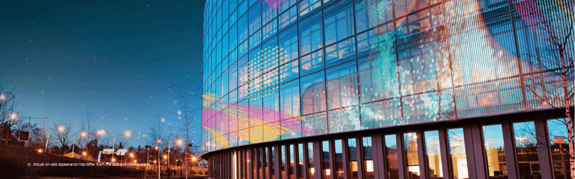 transparent led film