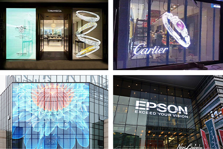 applications of transparent screen led