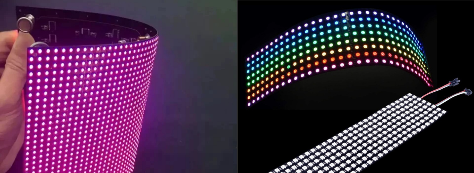 flexible LED screen lamp beam