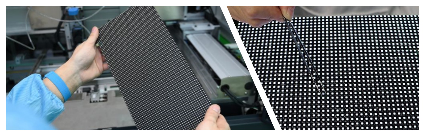 Inspectie van LED -scherm